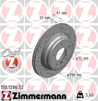 Brake Disc SPORT BRAKE DISC Z 150.1286.52