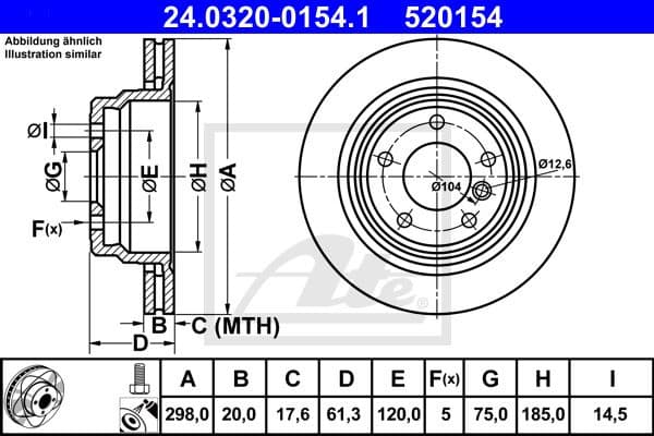 Brake Disc PowerDisc 24.0320-0154.1