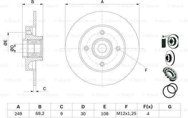 Brake Disc 0986479275 - image 5