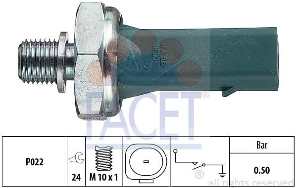 Sensor oil pressure light 7.0139 - image 2