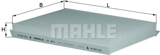 Filter cabin LA344 - image 2