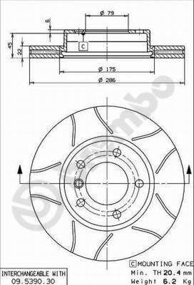 Brake Disc XTRA LINE - Max 09.5390.77