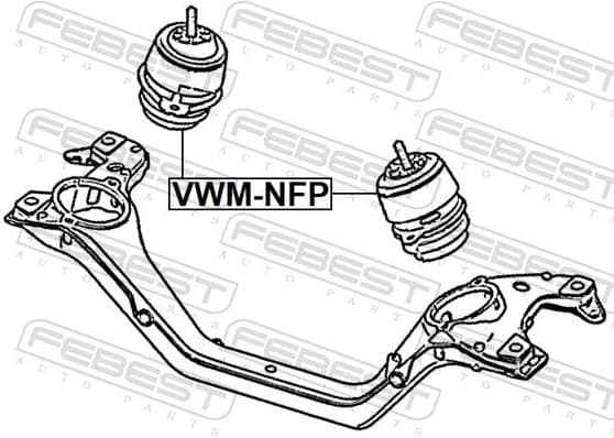 Mounting, engine VWM-NFP - image 2