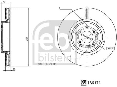 Brake Disc 186171