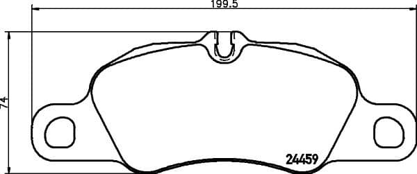 Brake Pad Set, disc brake 8DB 355 013-801 - image 4