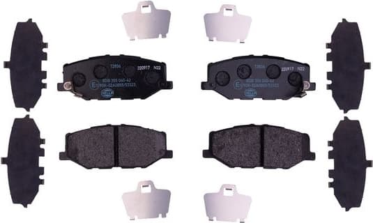 Brake Pad Set, disc brake 8DB 355 040-421