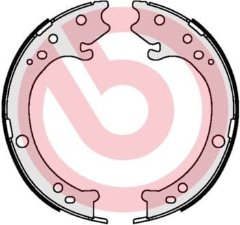 Brake Shoe Set, parking brake ESSENTIAL LINE S28517 - image 3