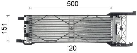 Oil Cooler, automatic transmission BEHR *** PREMIUM LINE *** CLC325000P - image 11