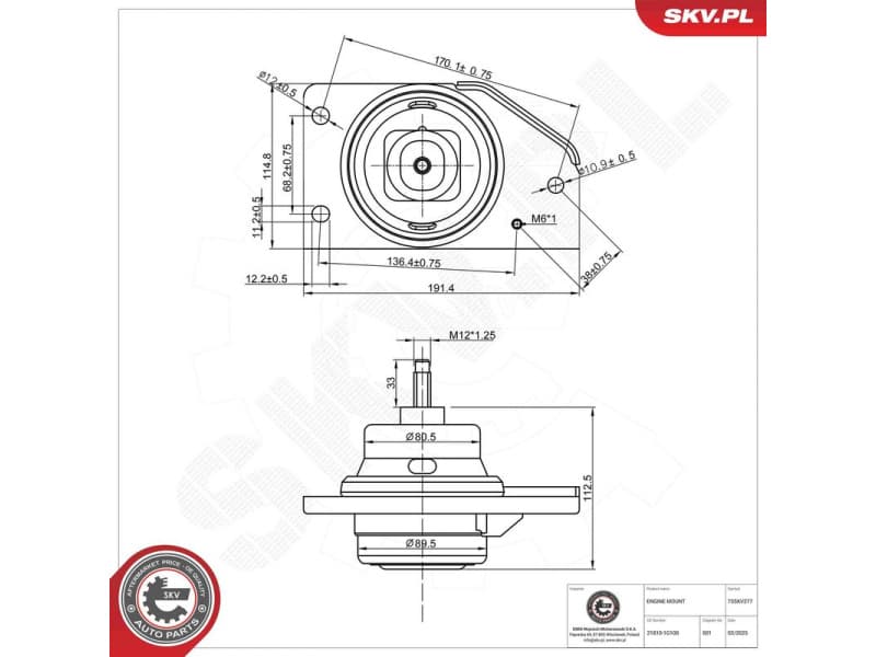 Mounting, engine 75SKV277 - image 5