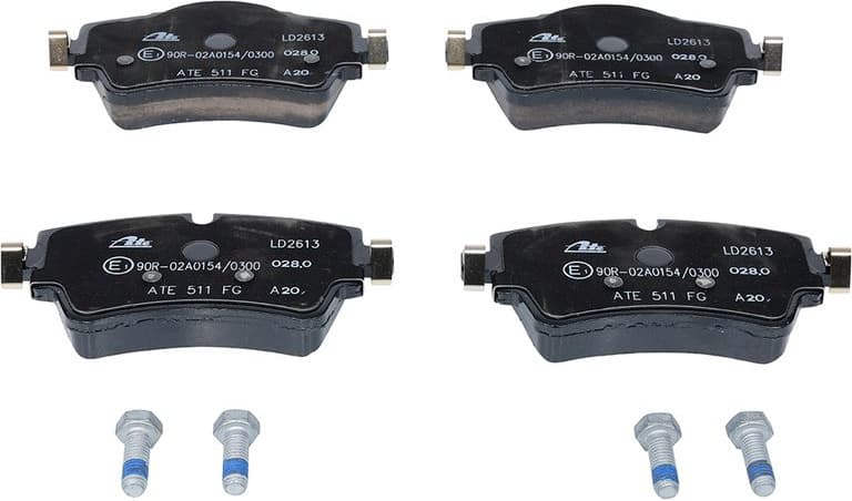 Brake Pad Set, disc brake ATE Ceramic 13.0470-2613.2 - image 3
