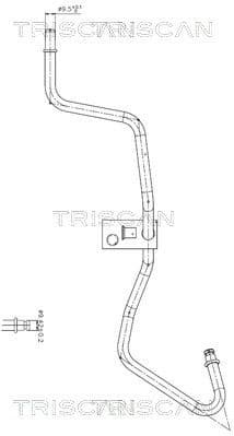 Hydraulic Hose, steering 8516 16040