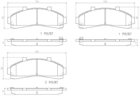 Brake Pad Set, disc brake PRIME LINE P24041 - image 3