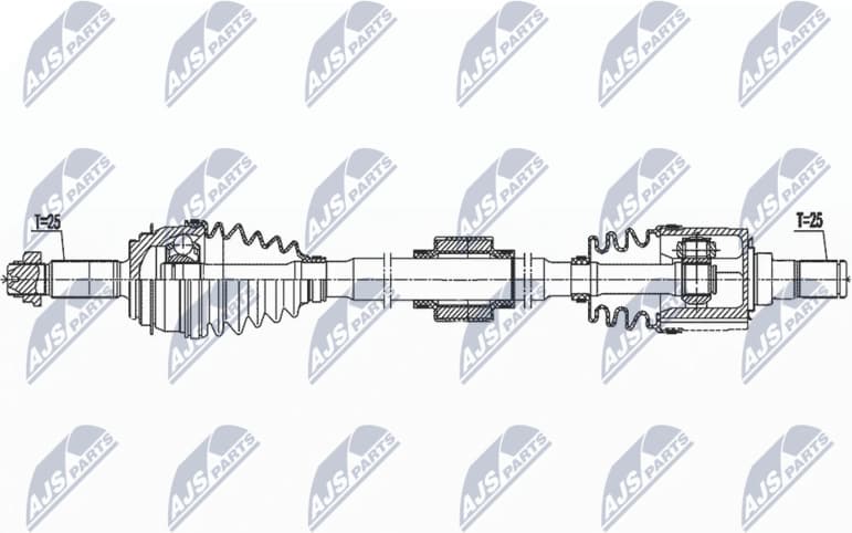 Drive Shaft NPW-KA-396