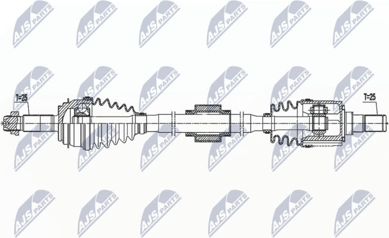 Drive Shaft NPW-KA-398