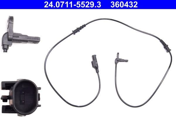 Sensor, wheel speed 24.0711-5529.3 - image 2