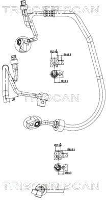 High/Low-pressure Line, air conditioning 9010 16052