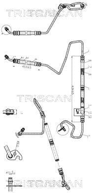 Hydraulic Hose, steering 8516 16023