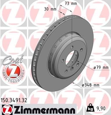 Brake Disc FORMULA F 150.3491.32
