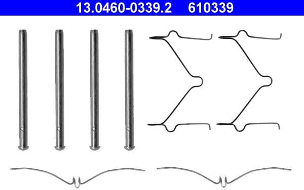 Accessory Kit, disc brake pad 13.0460-0339.2 - image 2