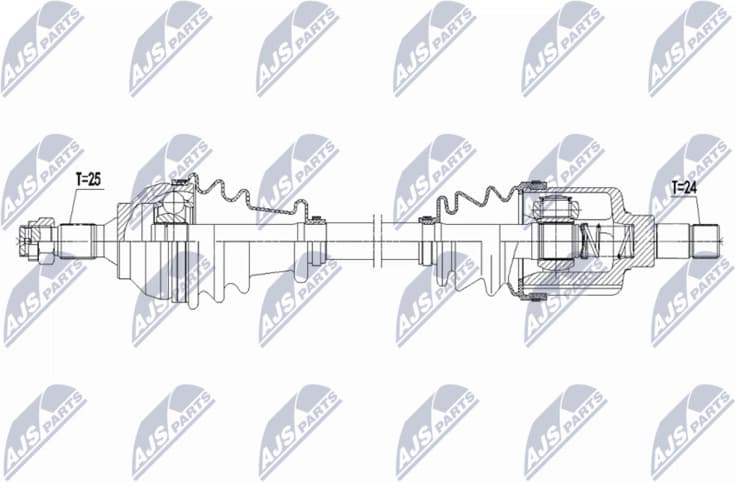 Drive Shaft NPW-CT-153