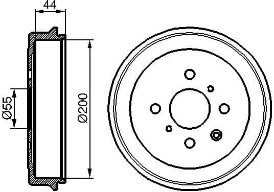 Brake Drum 0986477148 - image 2