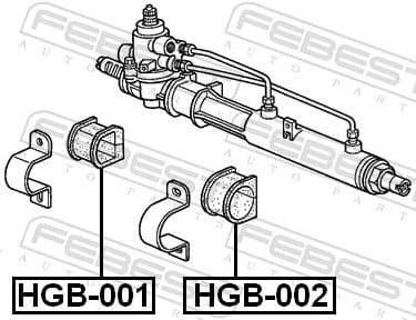 Mounting, steering gear HGB-002 - image 2