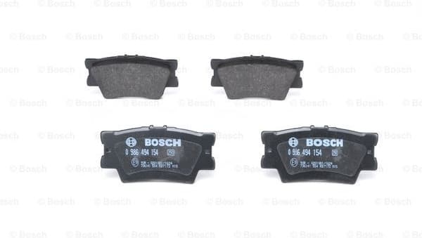Brake Pad Set, disc brake 0986494154