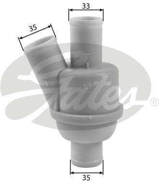 Thermostat, coolant TH35882