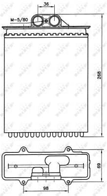 Heat Exchanger, interior heating 58255