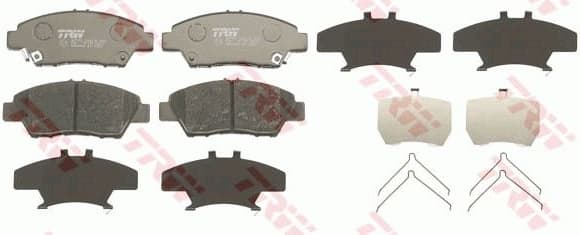 Brake Pad Set, disc brake COTEC GDB3493 - image 2