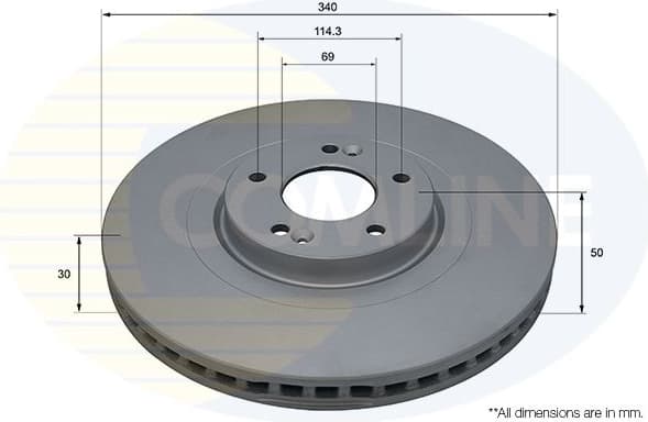 Brake Disc COATED ADC5076V
