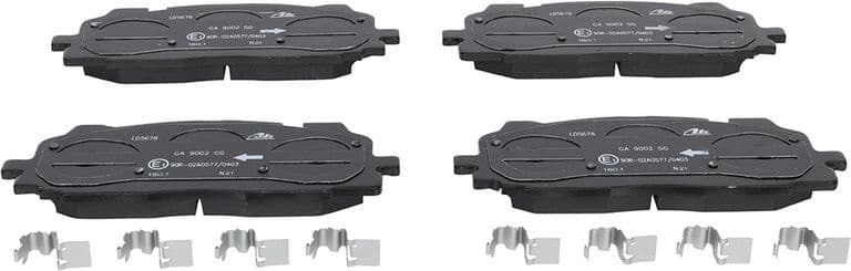 Brake Pad Set, disc brake ATE Ceramic 13047056782 - image 2