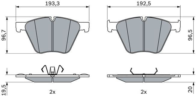 Brake Pad Set, disc brake 0 986 424 920 - image 6
