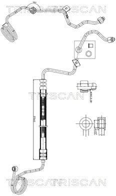 Hydraulic Hose, steering 8516 29081