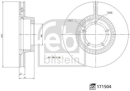 Brake Disc 171504 - image 3