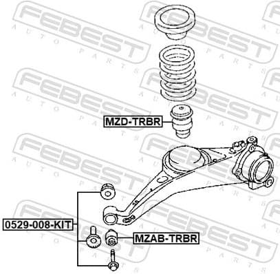 Rubber Buffer, suspension MZD-TRBR - image 2