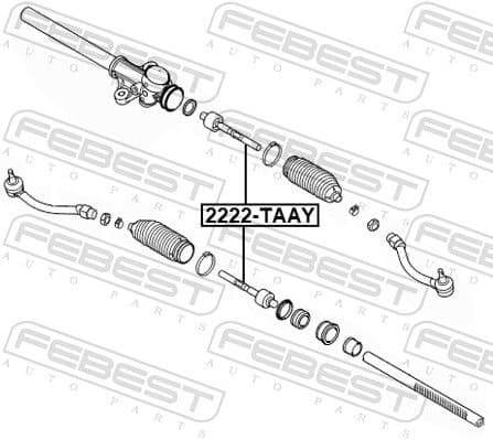 Inner Tie Rod 2222-TAAY - image 2