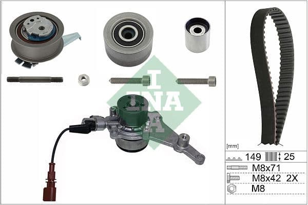 Water Pump & Timing Belt Kit 530 0835 30