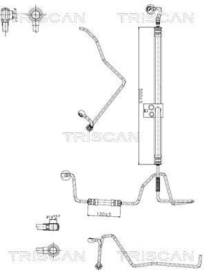 Hydraulic Hose, steering 8516 29049