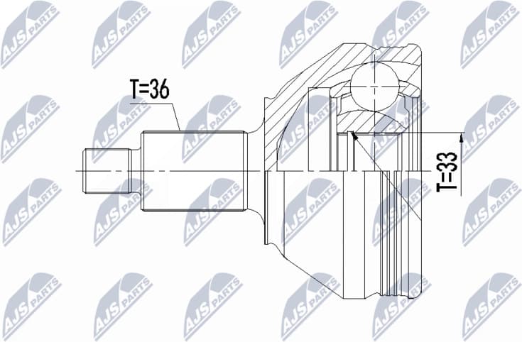 Joint Kit, drive shaft NPZ-VW-049