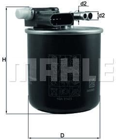 Filter diesel fuel KL911 - image 5