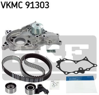 Timing belt kit with water pump VKMC 91303 - image 5