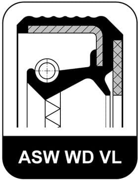 Seal differential-shaft 504.581 - image 2