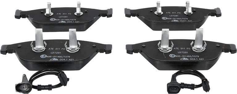 Brake Pad Set, disc brake ATE Ceramic 13.0470-7281.2 - image 2