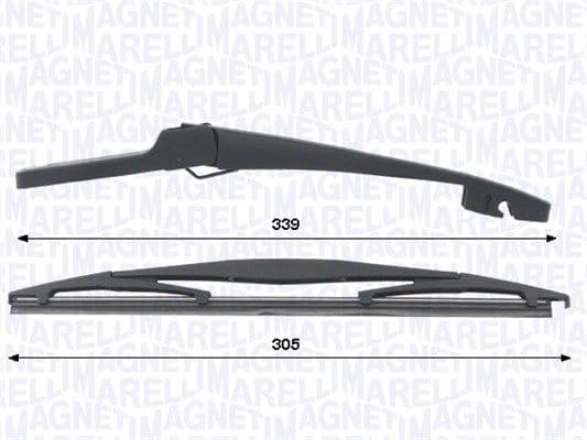 Wiper Arm Set, window cleaning 000723180447
