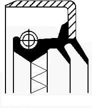 Shaft Seal, wheel hub 12011324B - image 2