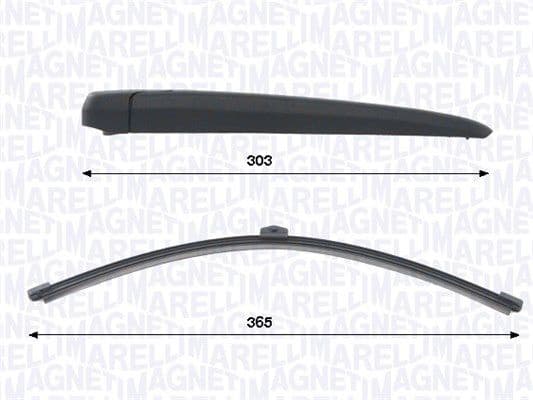 Wiper Arm Set, window cleaning 000723180459