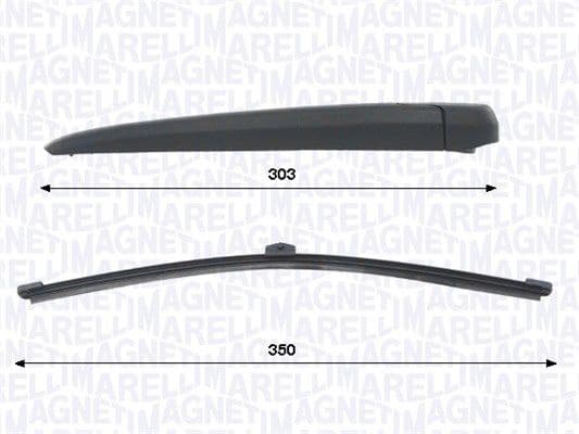 Wiper Arm Set, window cleaning 000723180461