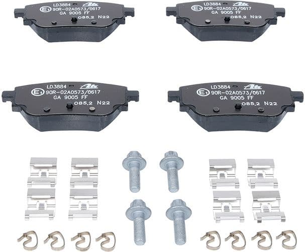 Brake Pad Set, disc brake ATE Ceramic 13.0470-3884.2 - image 2