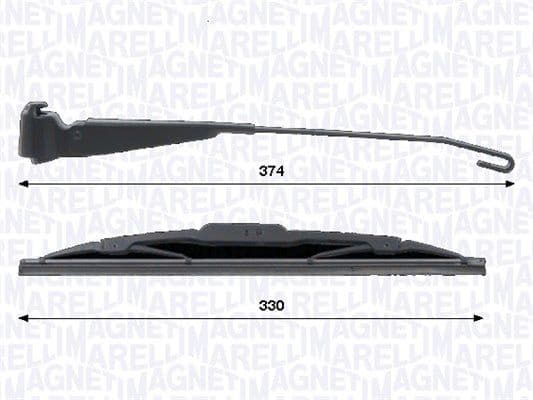 Wiper Arm Set, window cleaning 000723180435